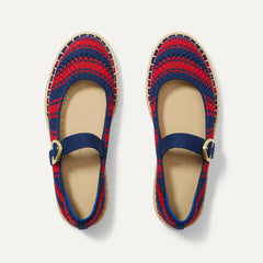 The Espadrille Mary Jane - Cherry Tide