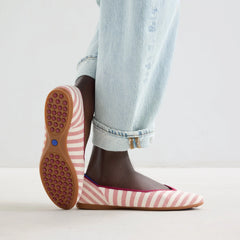 The Daily Flat - Coral Cabana Stripe