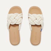 The Summer Sandal - White Sand