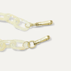 The Shoulder Strap - Opal White Chain