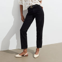 The Almond Slingback - Eyelet Ivory