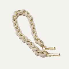 The Shoulder Strap - White Chain