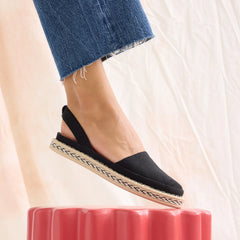 The D'Orsay Espadrille - Black
