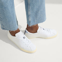 The Lace Up Sneaker - Bright White