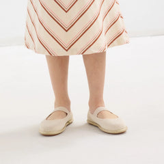 The Mini Mary Jane (for Kids) - Opal Raffia-Knit