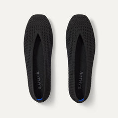 The Max Square Ballerina - Black Mesh