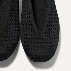 The Max Square Ballerina - Black Mesh