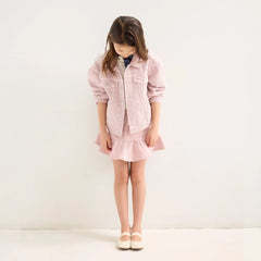 The Kids Mary Jane - White Open-Knit