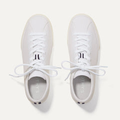 The Lace Up Sneaker - Bright White