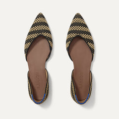 The D'Orsay Point - Shortbread Stripe