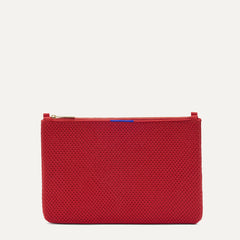 The Convertible Clutch - Scarlet Open-Knit